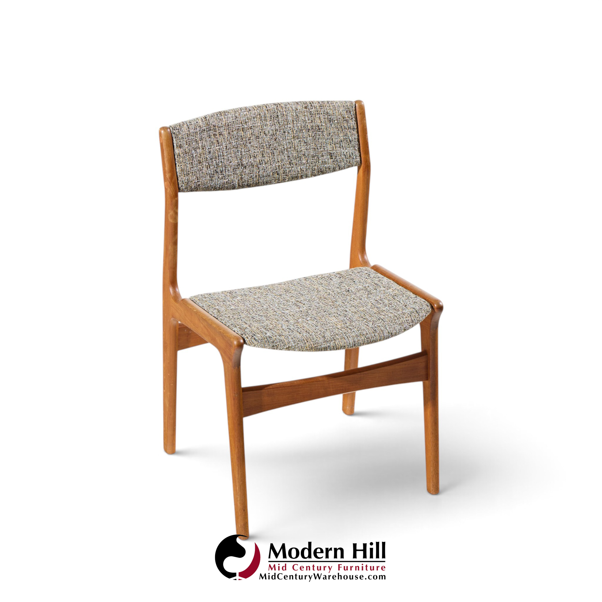 erik buch for anderstrup møbelfabrik mid century danish teak dining chairs - set of 6