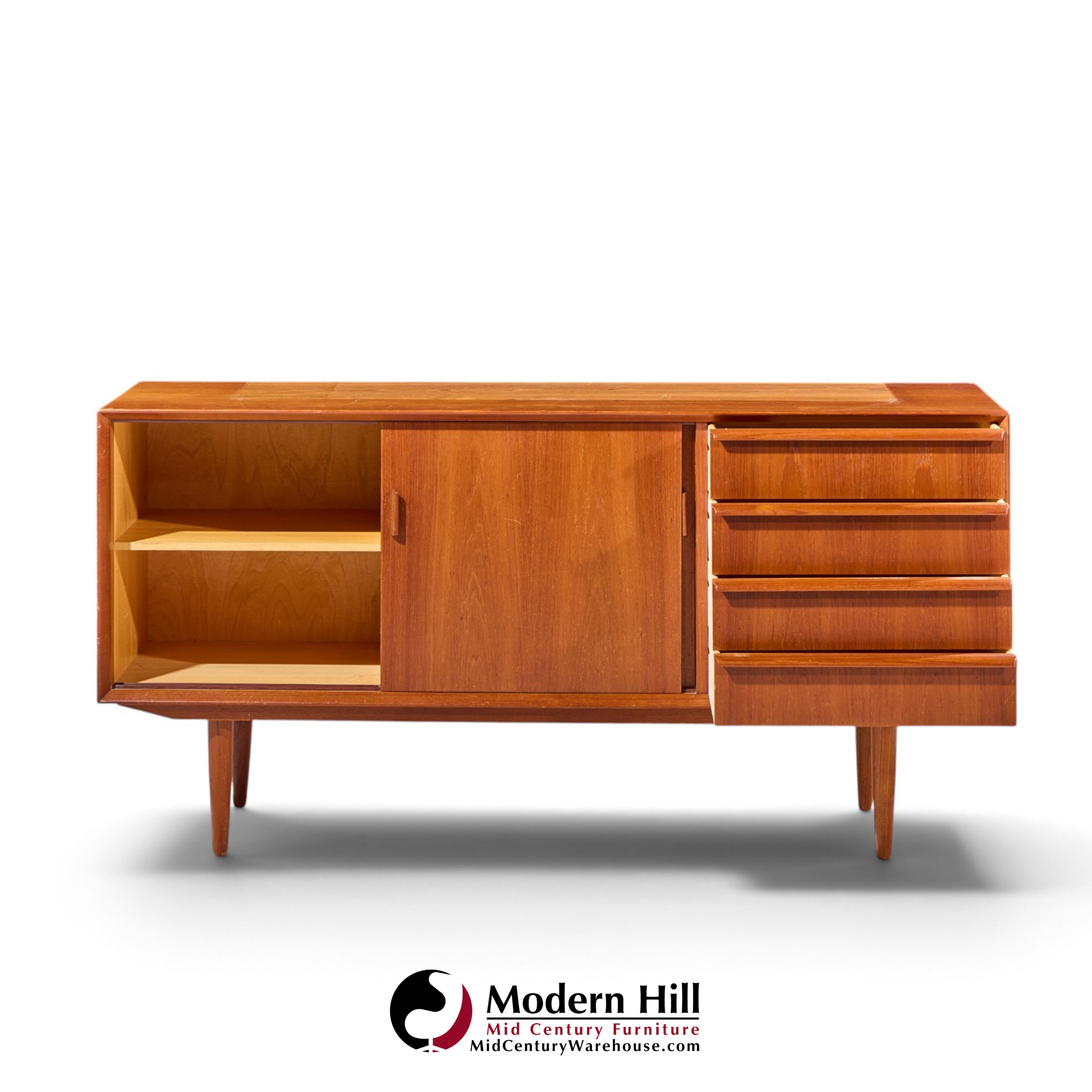 falster mid century danish teak credenza