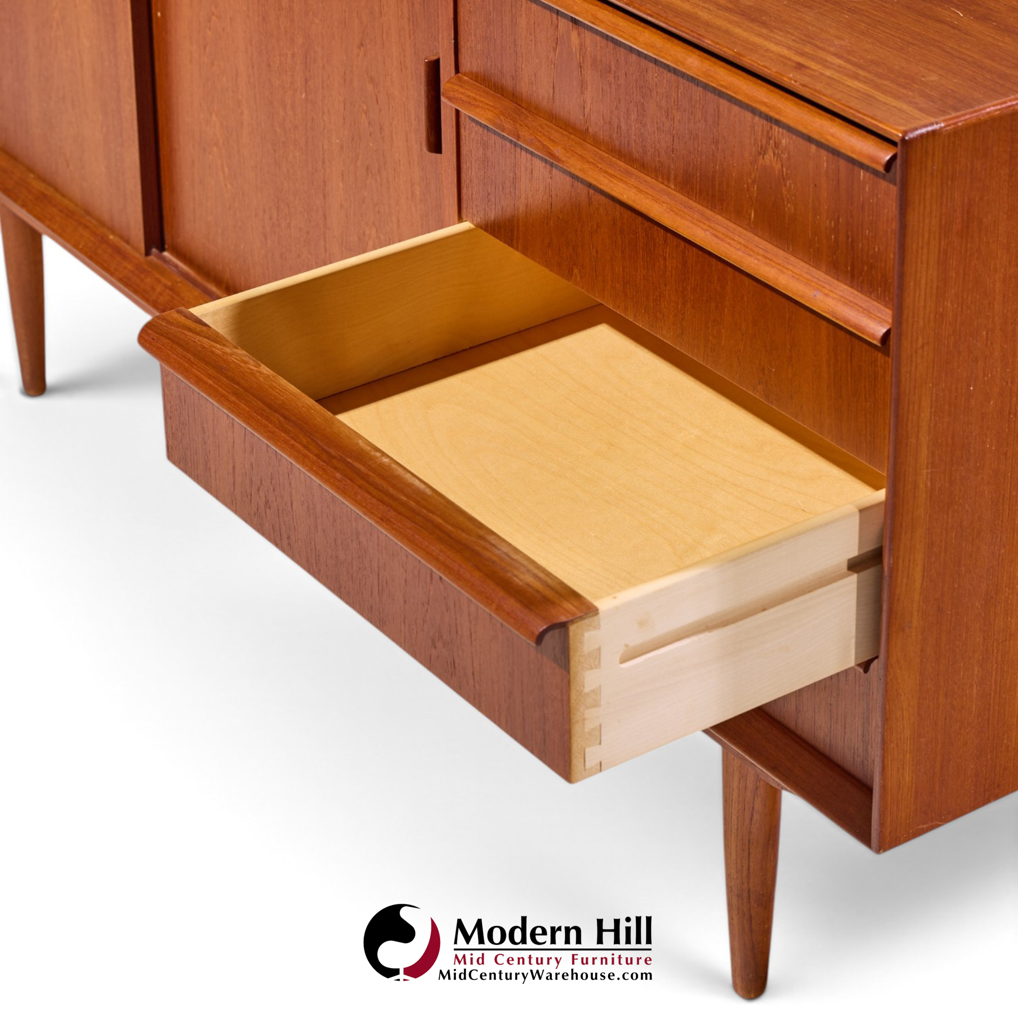 falster mid century danish teak credenza