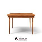 finn juhl for france & søn fd510 expanding teak dining table with 2 leaves