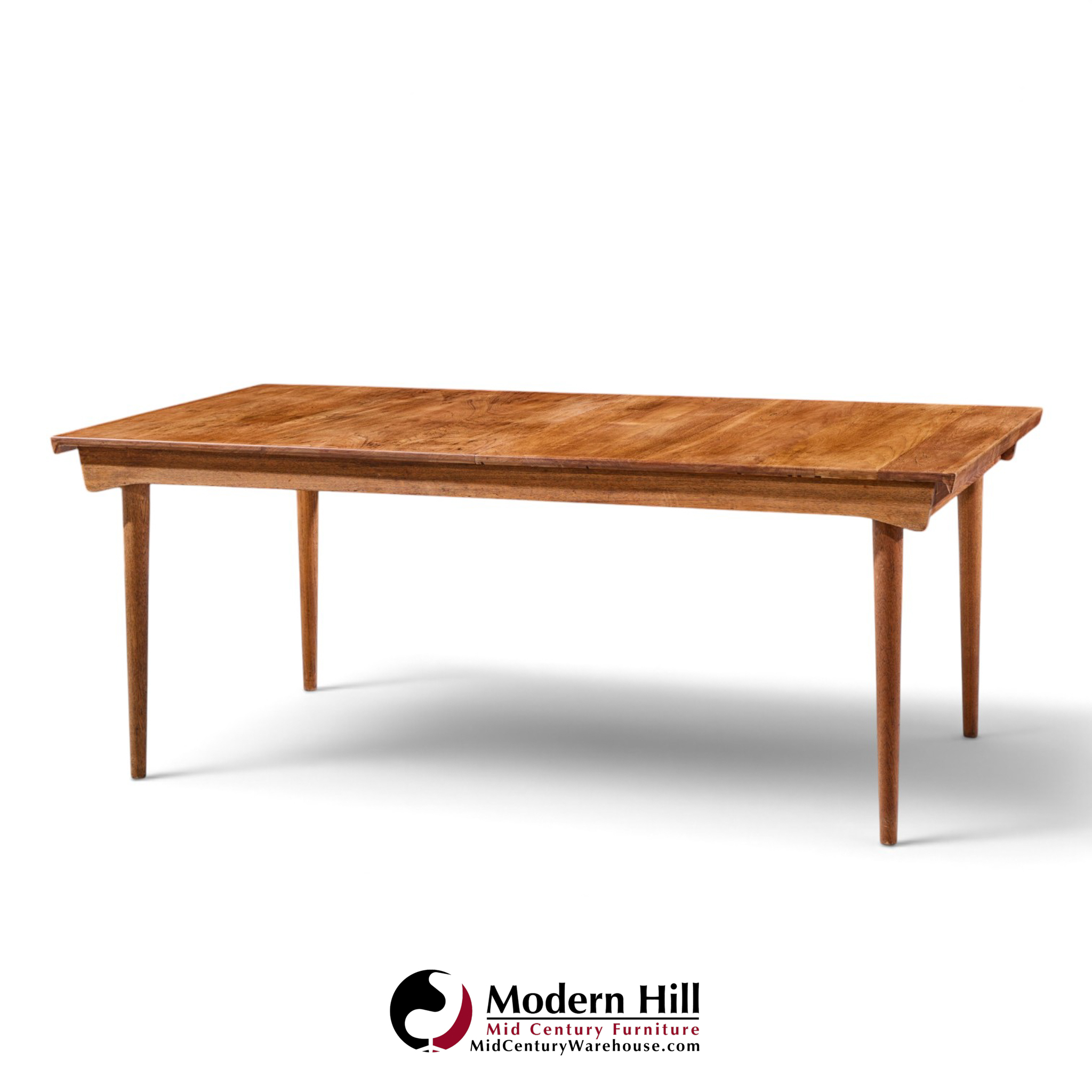 finn juhl for france & søn fd510 expanding teak dining table with 2 leaves
