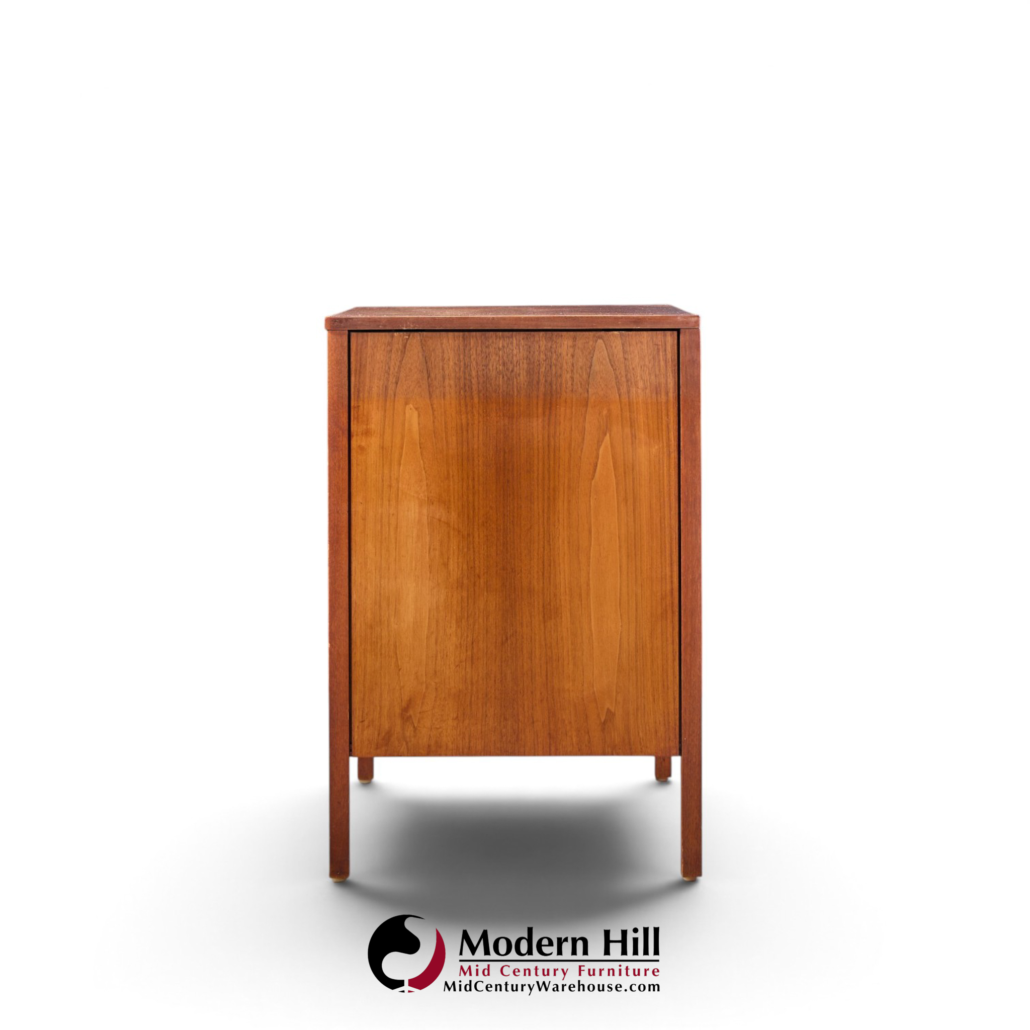 florence knoll for knoll mid century walnut 3-piece vanity set