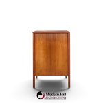 florence knoll for knoll mid century walnut chest of drawers dresser - pair