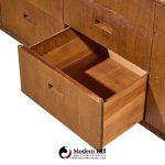 frank lloyd wright for henredon taliesin mid century 11 drawer mahogany lowboy dresser
