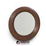 gabriella crespi style mid century pencil reed rattan mirror