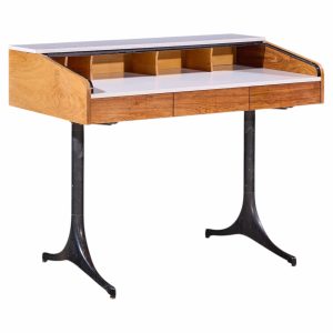 george nelson for herman miller model 5496 mid century rolltop desk