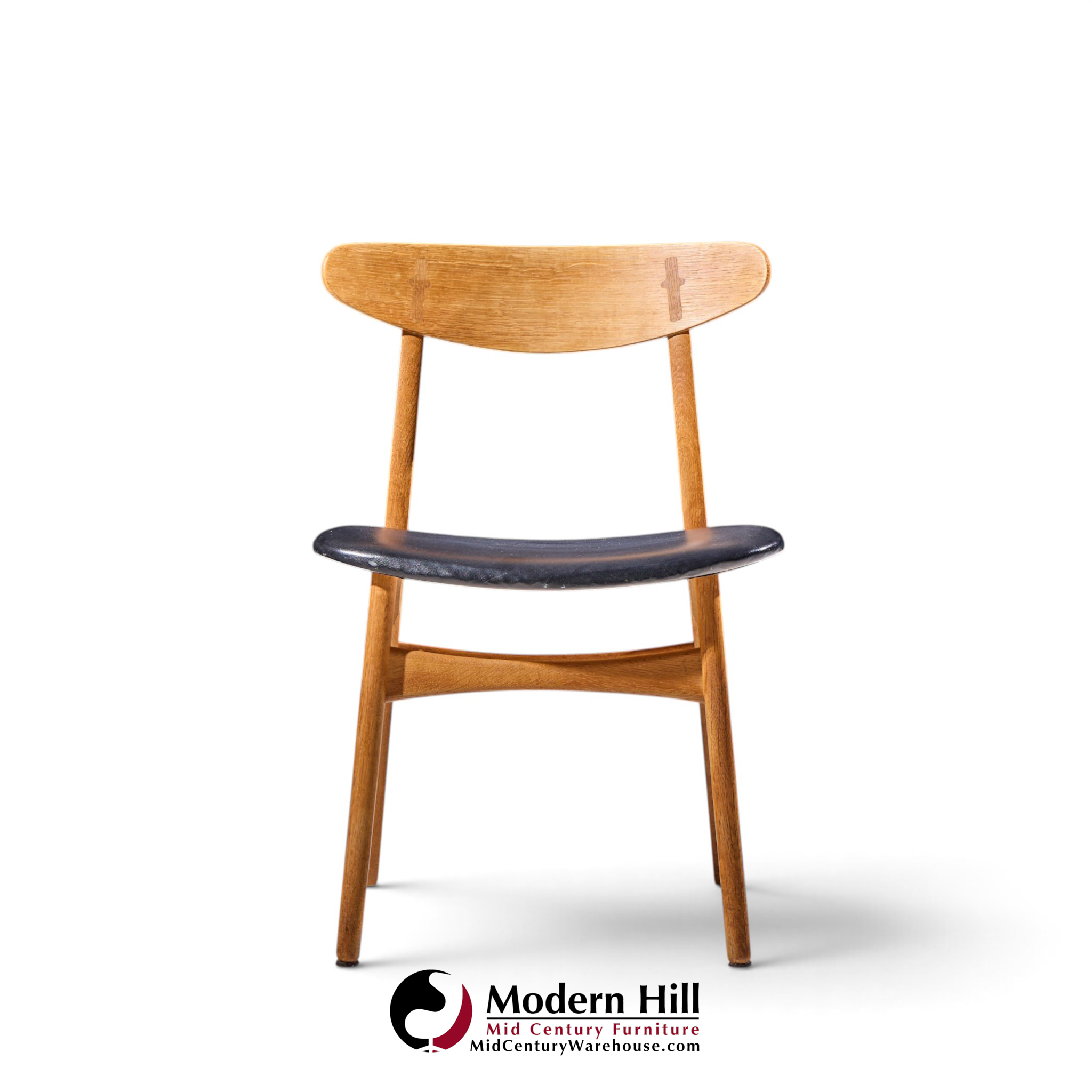 hans wegner for carl hansen ch30 mid century danish teak and oak dining chairs - set of 6