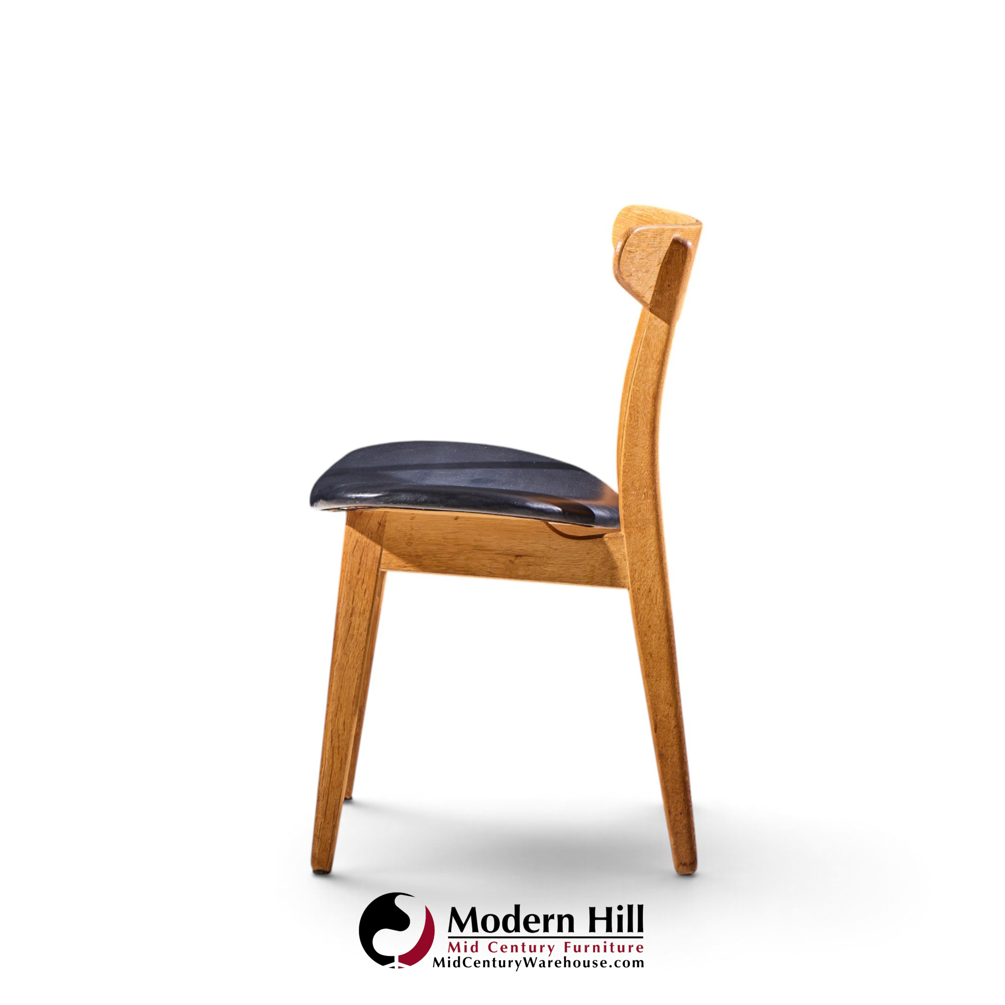 hans wegner for carl hansen ch30 mid century danish teak and oak dining chairs - set of 6