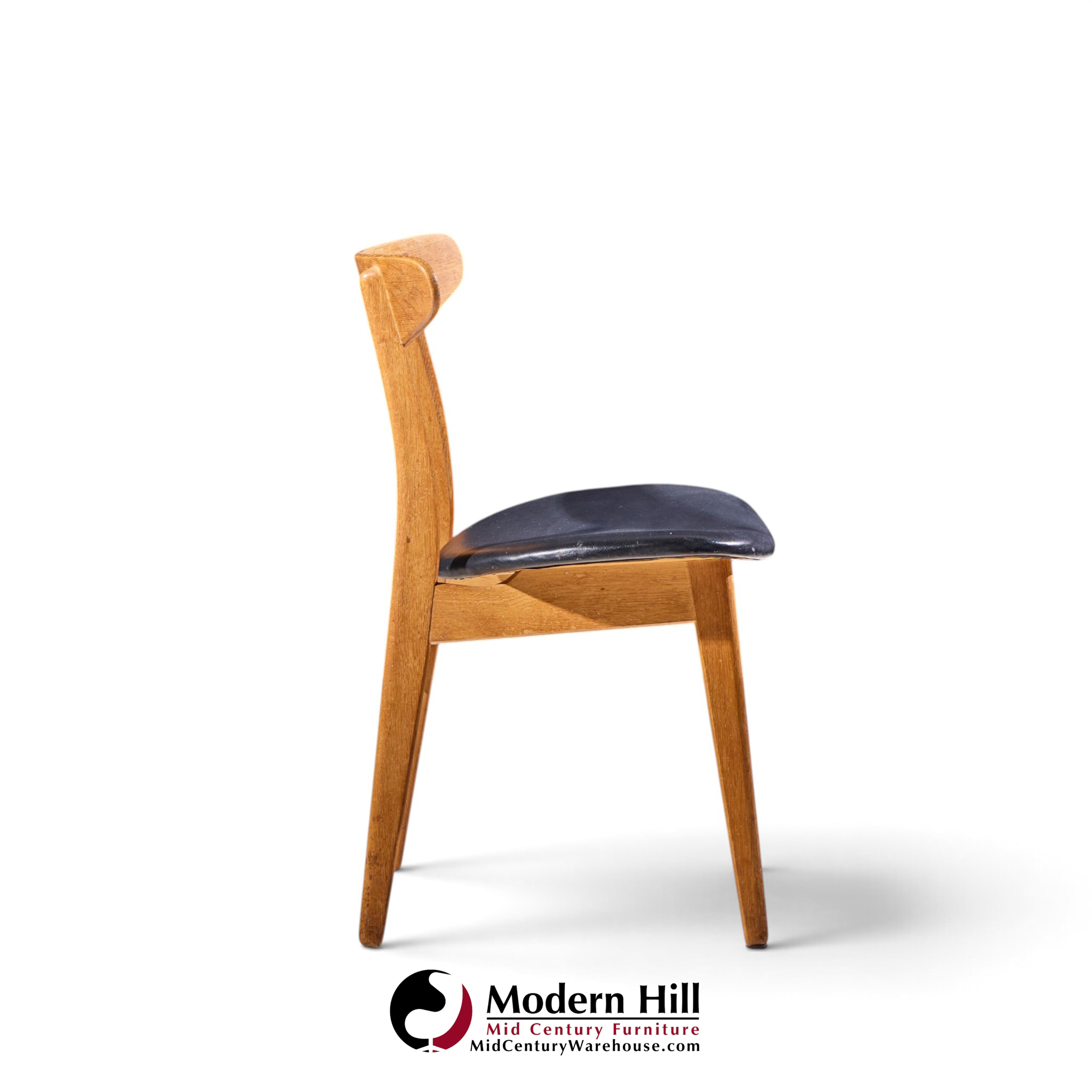 hans wegner for carl hansen ch30 mid century danish teak and oak dining chairs - set of 6