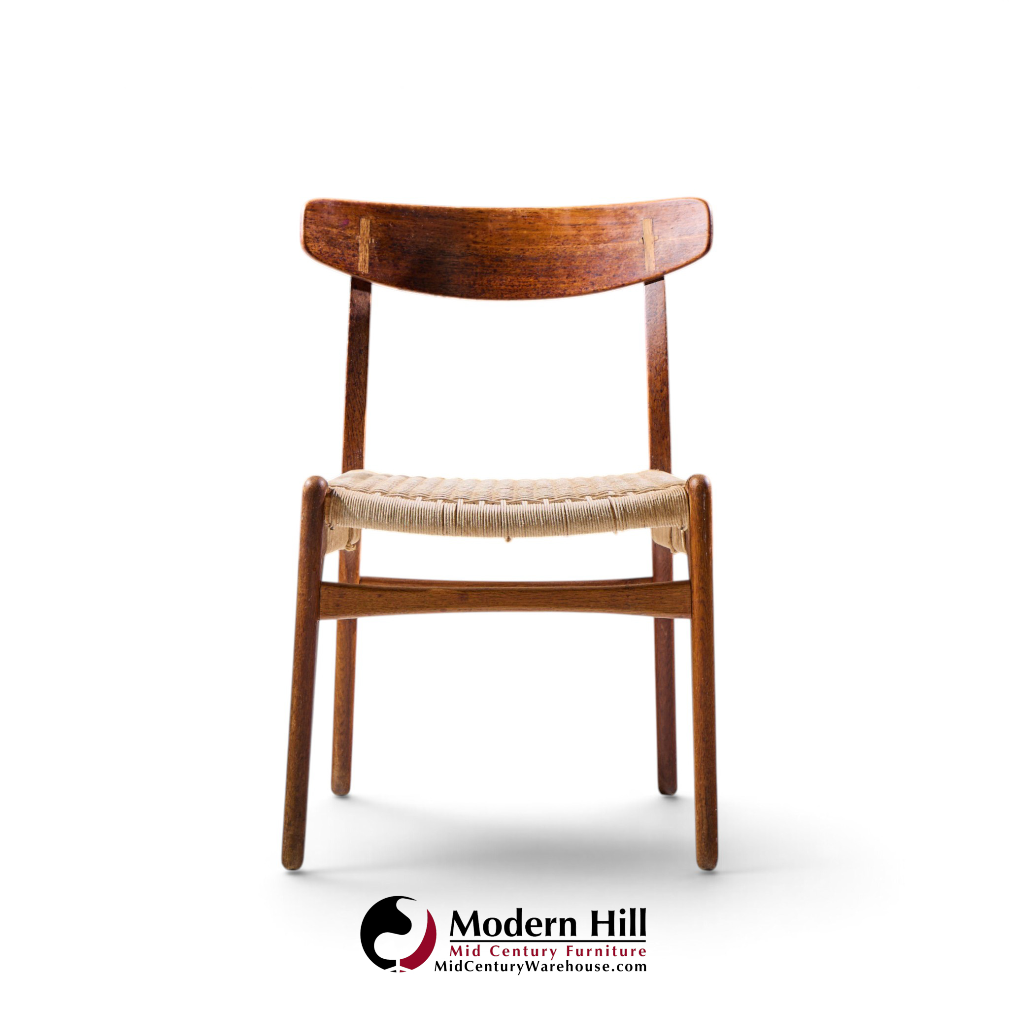 hans wegner for carl hansen & son ch23 mid century danish teak, oak dining chairs - set of 6
