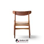 hans wegner for carl hansen & son ch23 mid century danish teak, oak dining chairs - set of 6