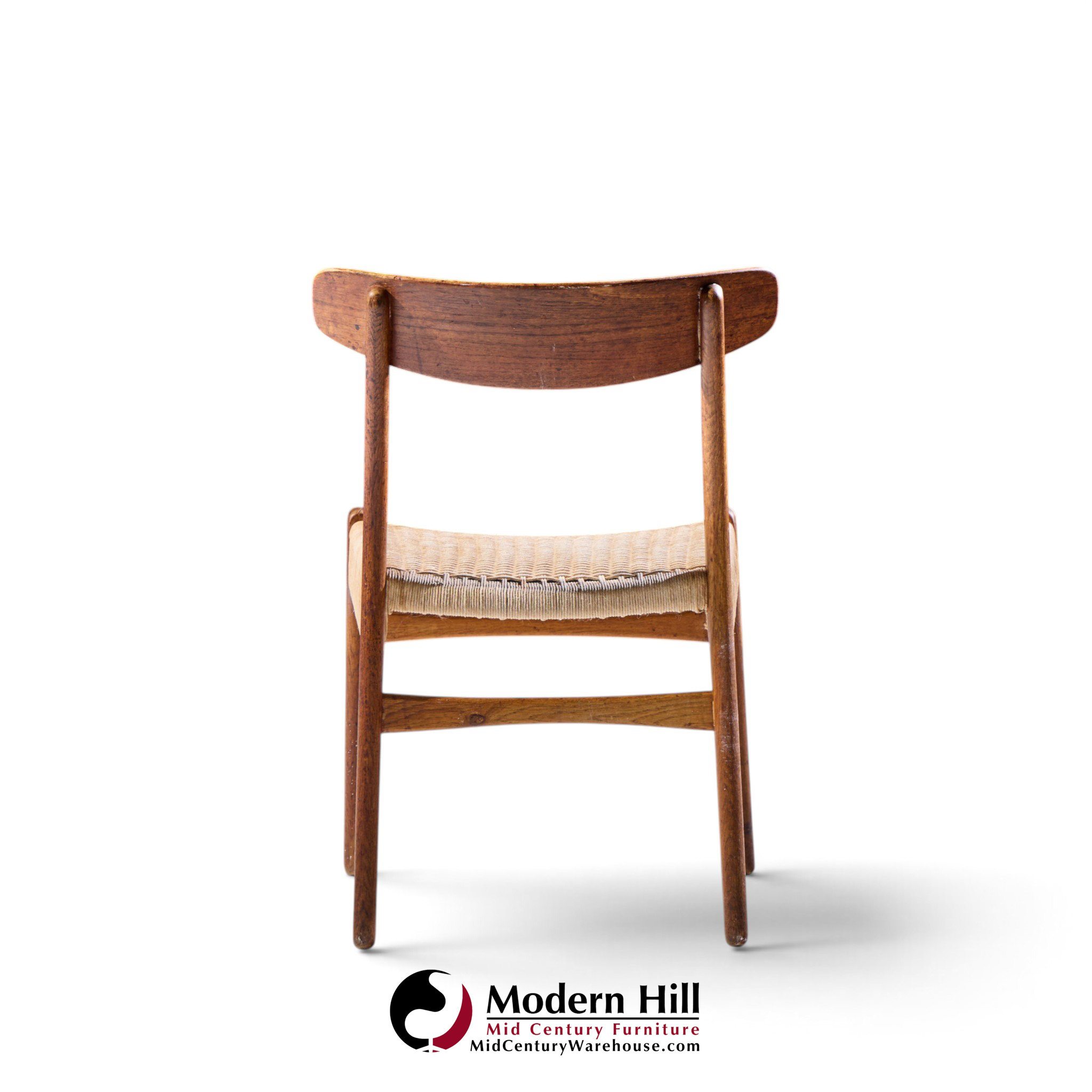 hans wegner for carl hansen & son ch23 mid century danish teak, oak dining chairs - set of 6