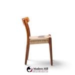 hans wegner for carl hansen & son ch23 mid century danish teak, oak dining chairs - set of 6