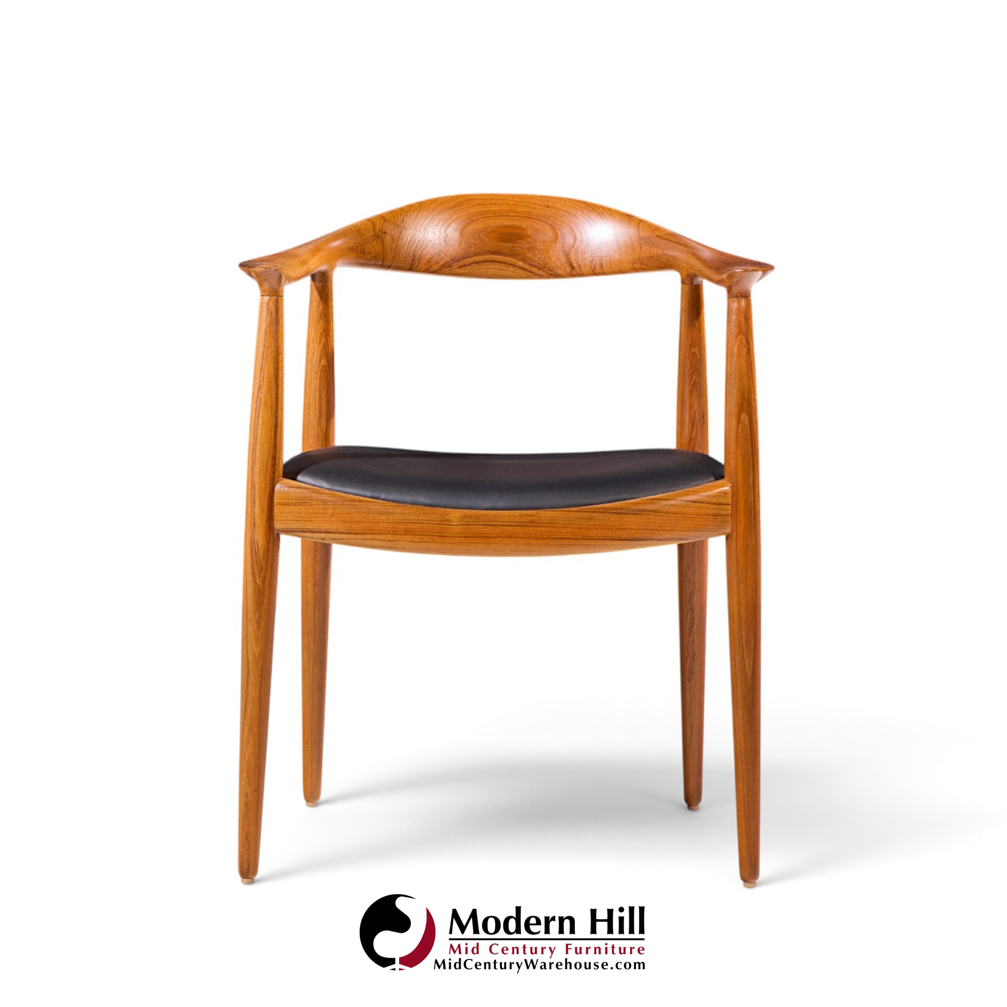 hans wegner for johannes hansen mid century danish teak the chair - set of 16