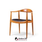 hans wegner for johannes hansen mid century danish teak the chair - set of 6