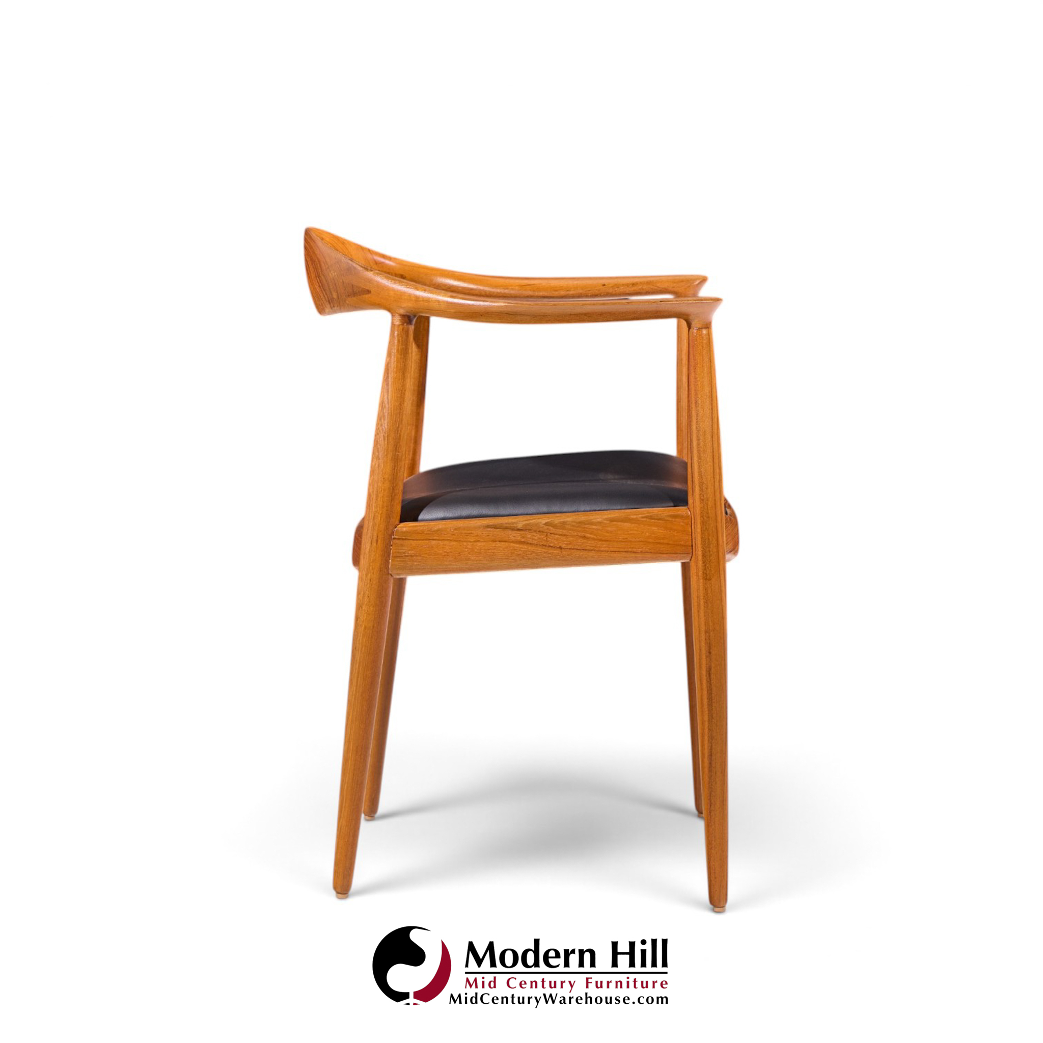 hans wegner for johannes hansen mid century danish teak the chair - set of 16