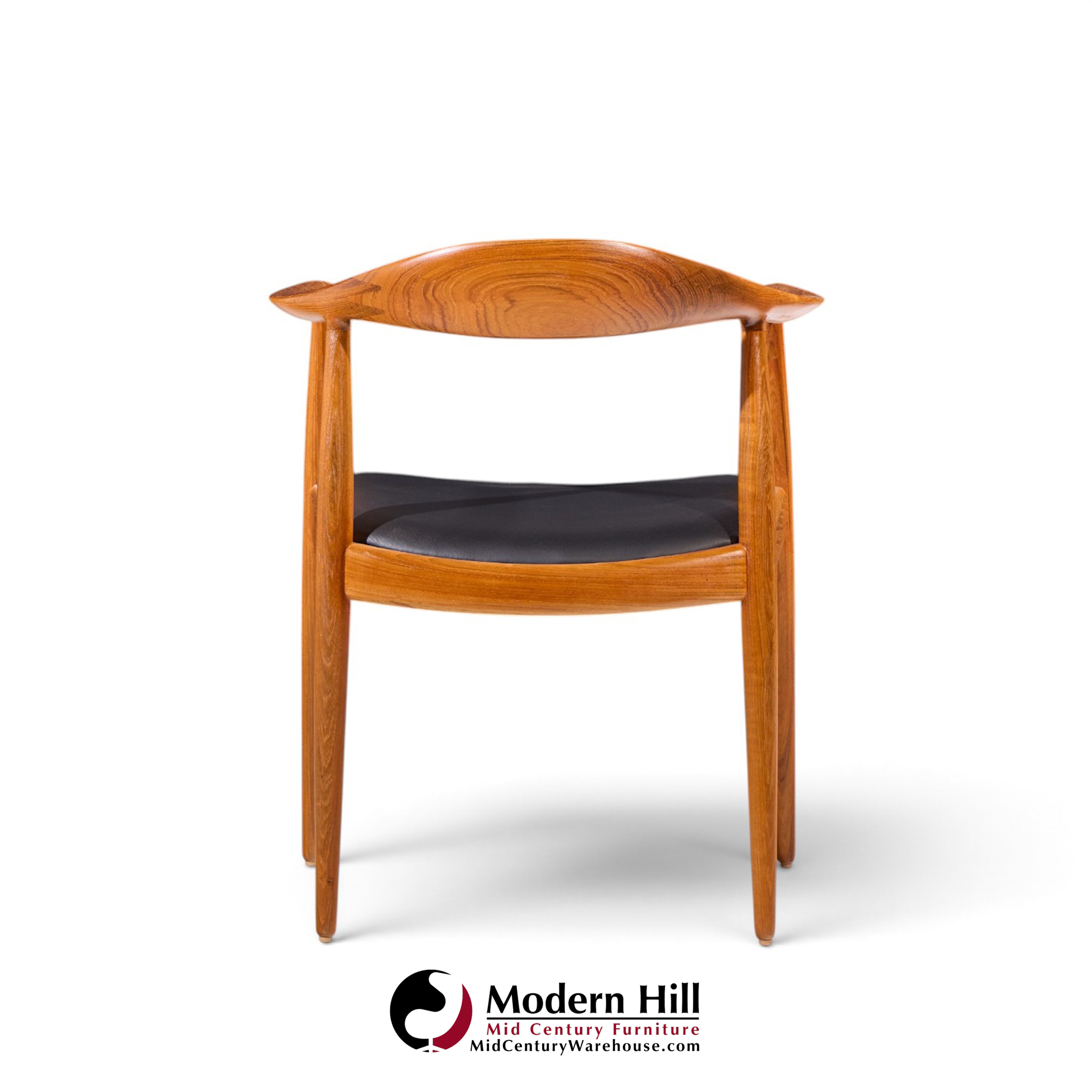 hans wegner for johannes hansen mid century danish teak the chair - set of 12