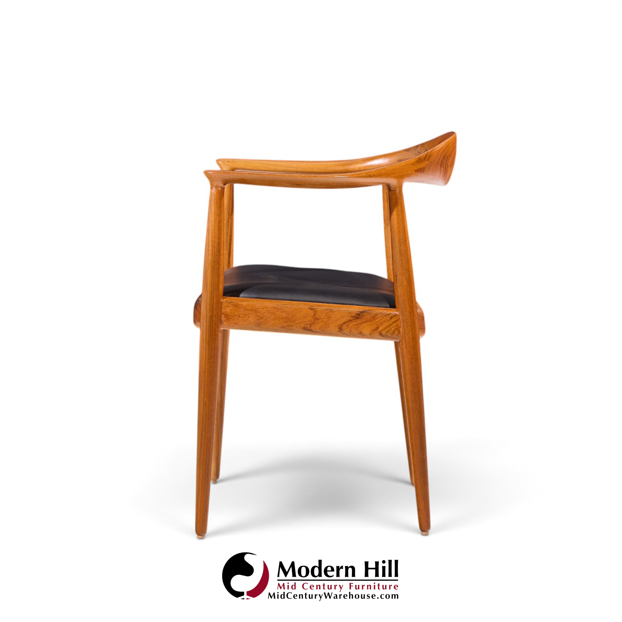 hans wegner for johannes hansen mid century danish teak the chair - set of 12