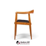 hans wegner for johannes hansen mid century danish teak the chair - set of 16