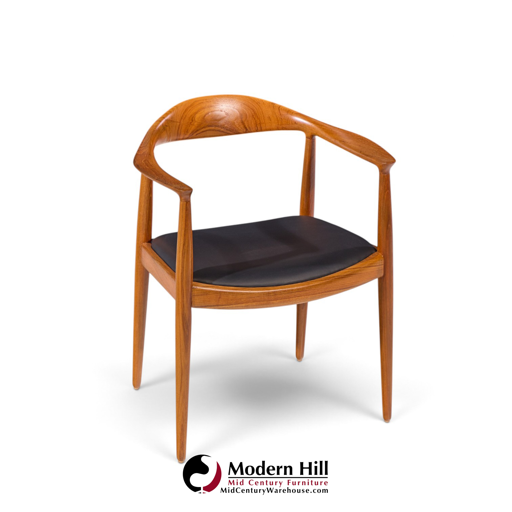 hans wegner for johannes hansen mid century danish teak the chair - set of 16