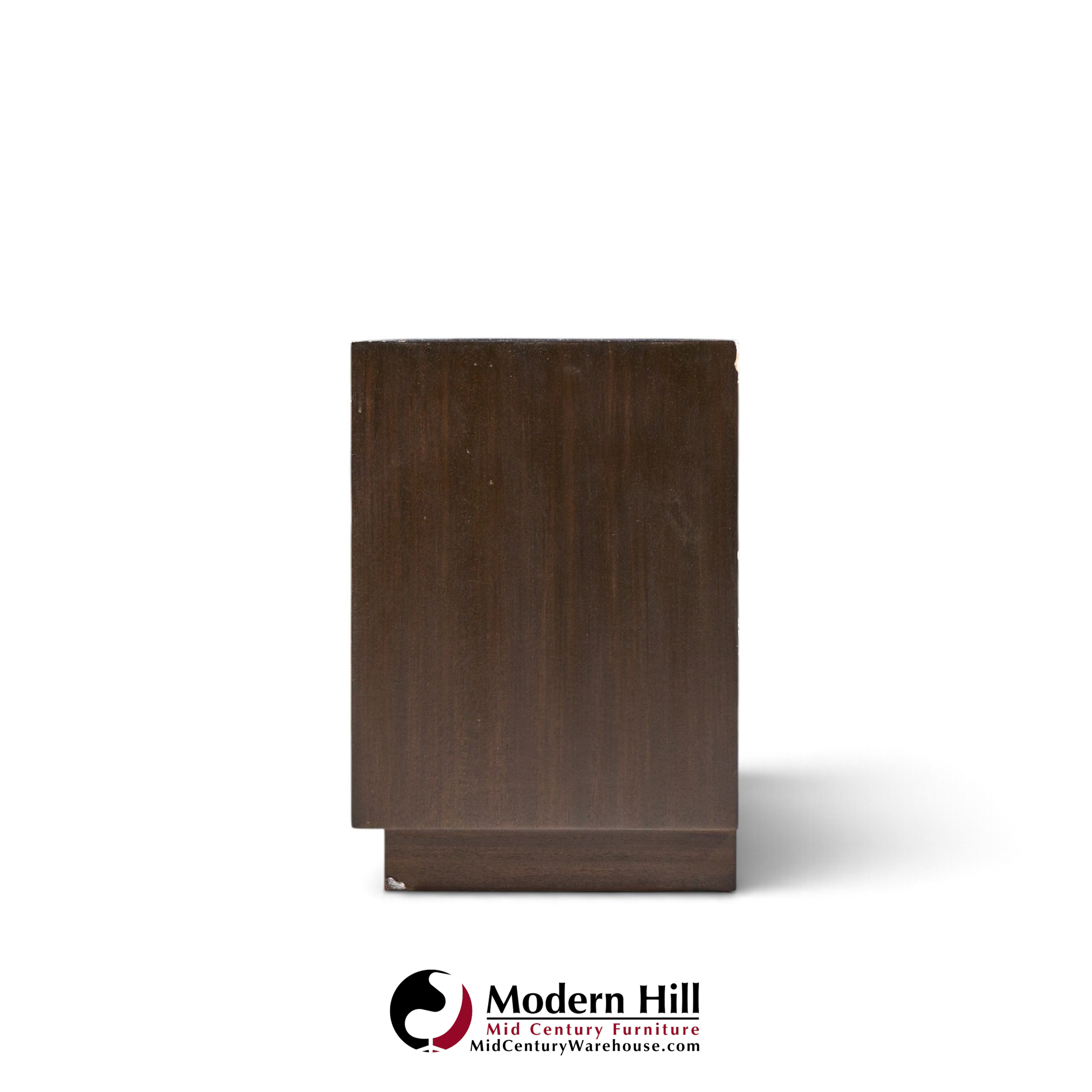 harvey probber mid century brass and mahogany credenza