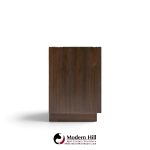 harvey probber mid century brass and mahogany credenza