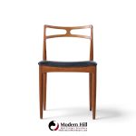 johannes andersen for christian linneberg model 94 mid century danish teak dining chairs - set of 4