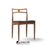 johannes andersen for christian linneberg model 94 mid century danish teak dining chairs - set of 4