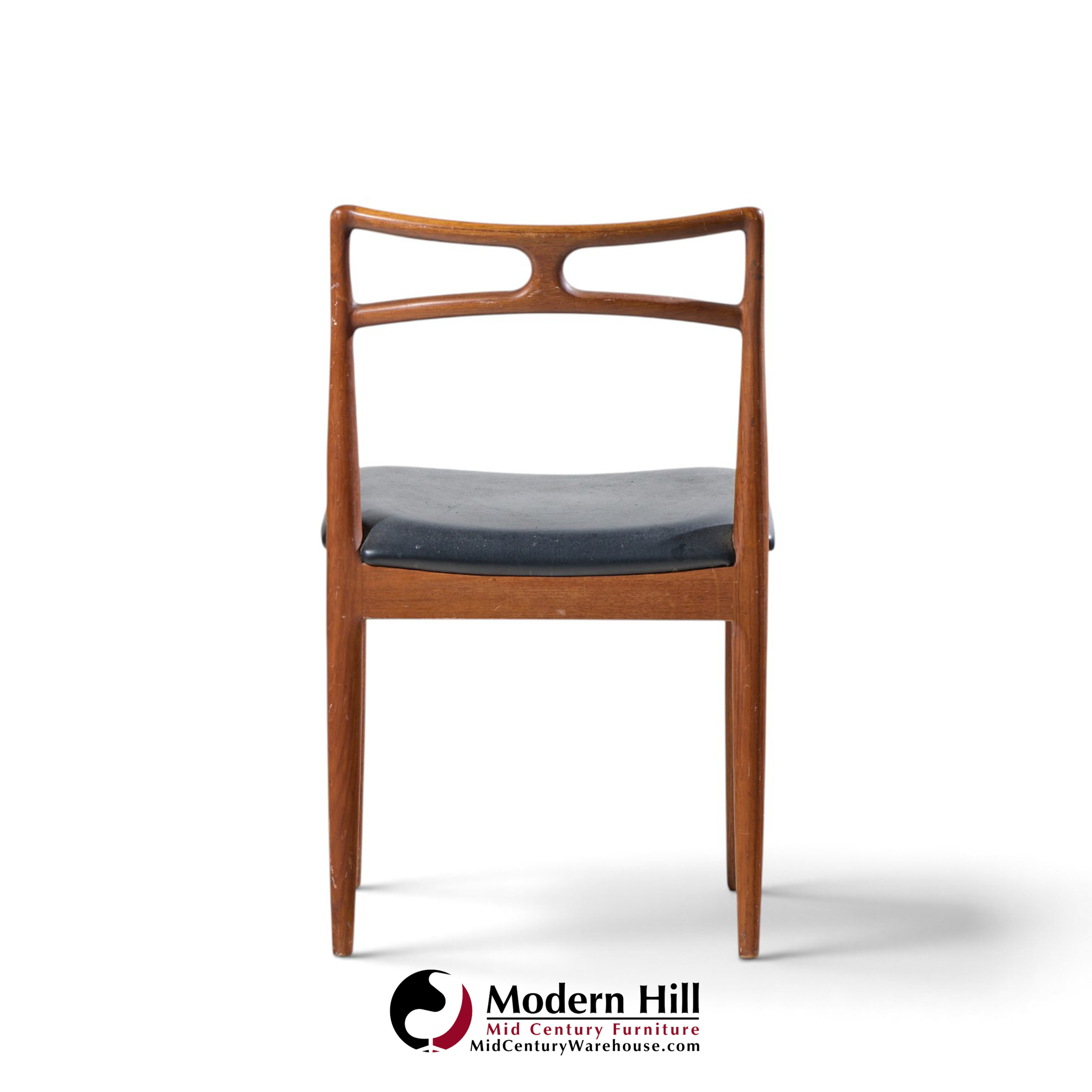 johannes andersen for christian linneberg model 94 mid century danish teak dining chairs - set of 4