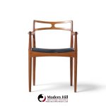 johannes andersen for christian linneberg model 94 mid century danish teak dining chairs - set of 4