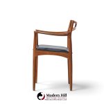 johannes andersen for christian linneberg model 94 mid century danish teak dining chairs - set of 4