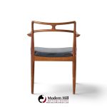 johannes andersen for christian linneberg model 94 mid century danish teak dining chairs - set of 4