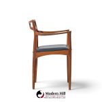 johannes andersen for christian linneberg model 94 mid century danish teak dining chairs - set of 4