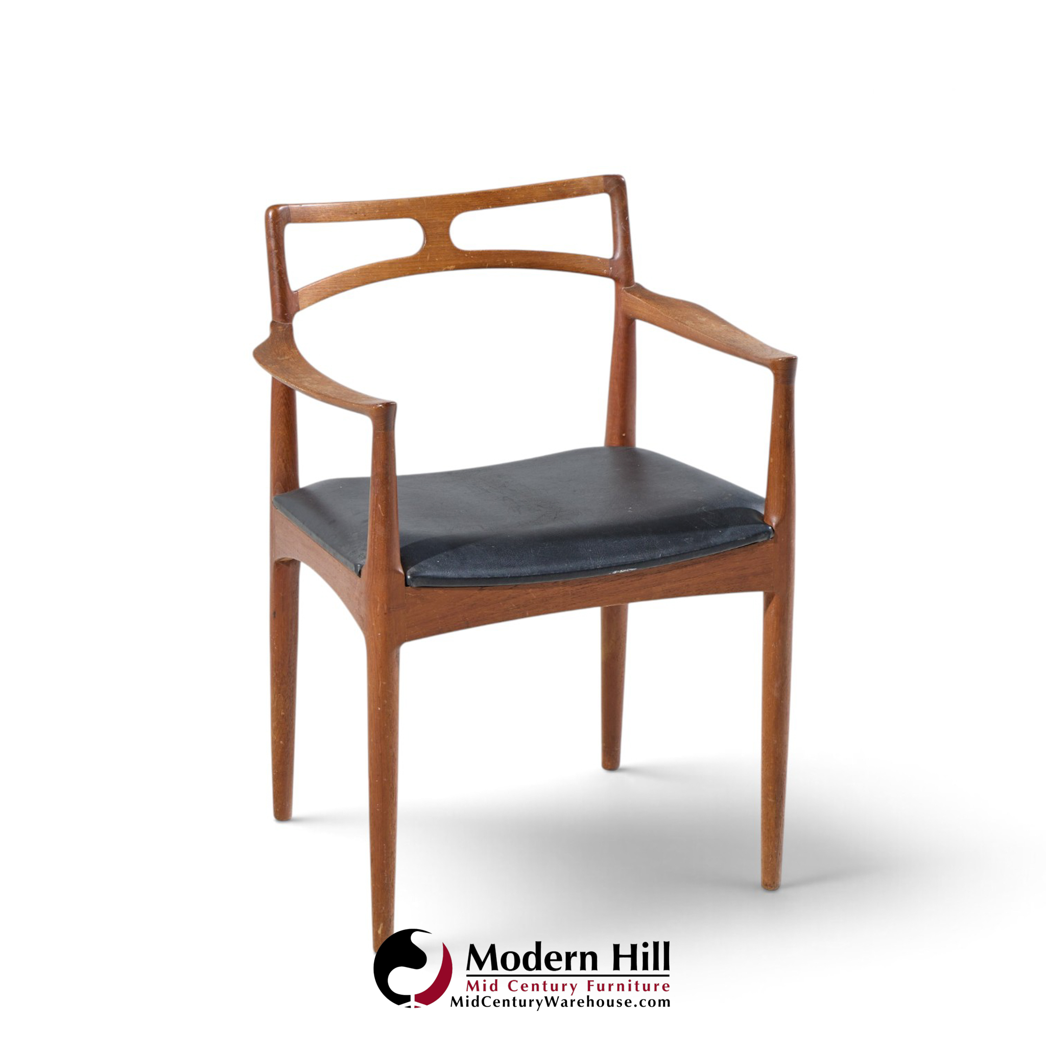 johannes andersen for christian linneberg model 94 mid century danish teak dining chairs - set of 4