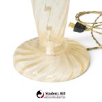 john hutton for donghia ondoso mid century murano glass lamp - pair