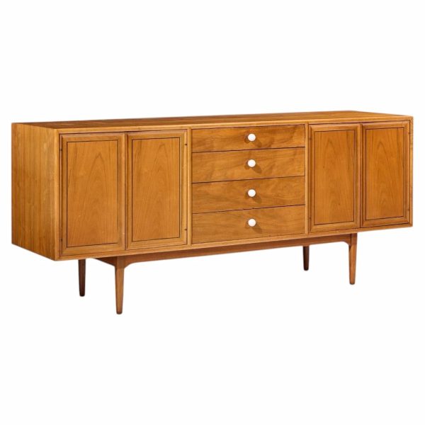 kipp stewart for drexel declaration mid century walnut credenza