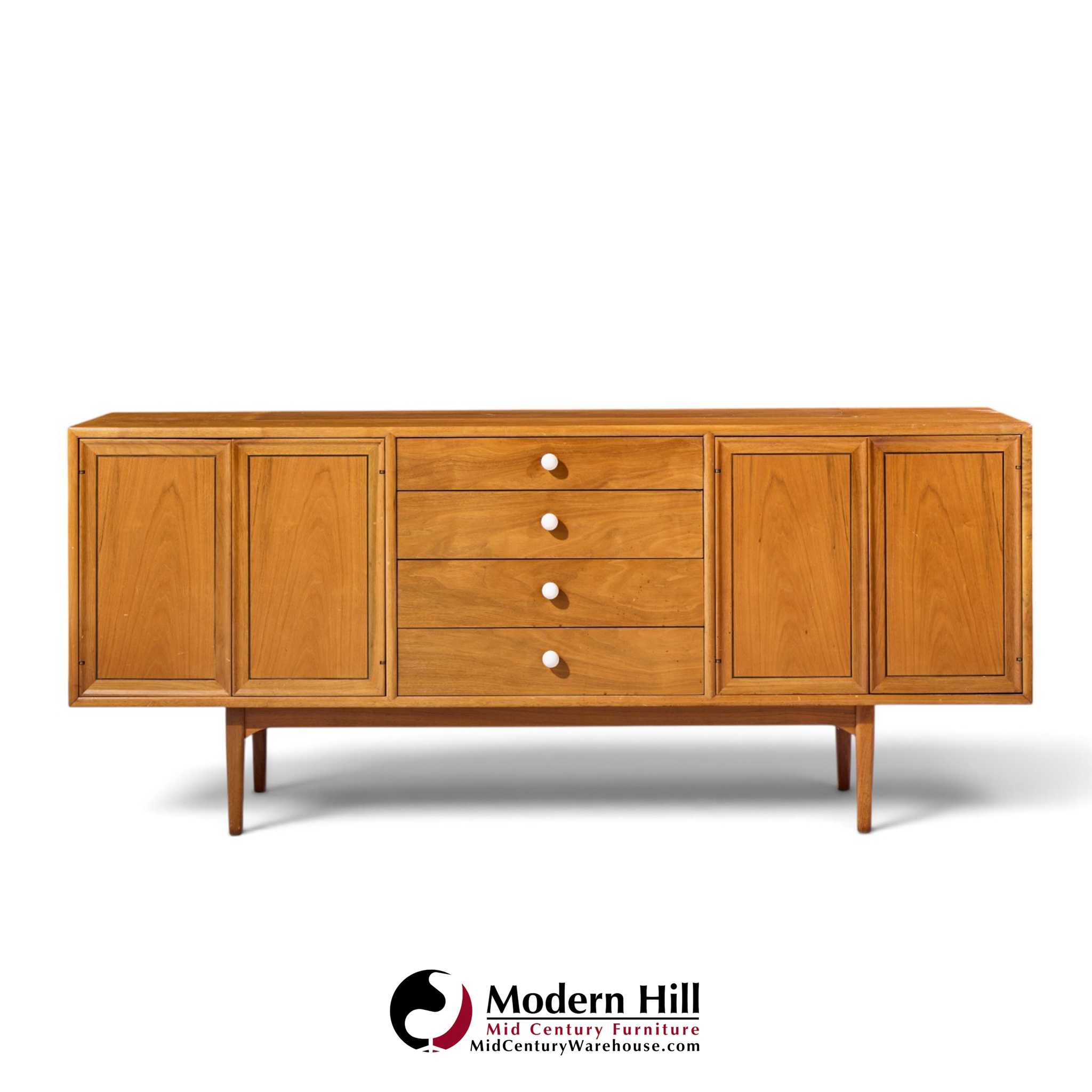 kipp stewart for drexel declaration walnut credenza