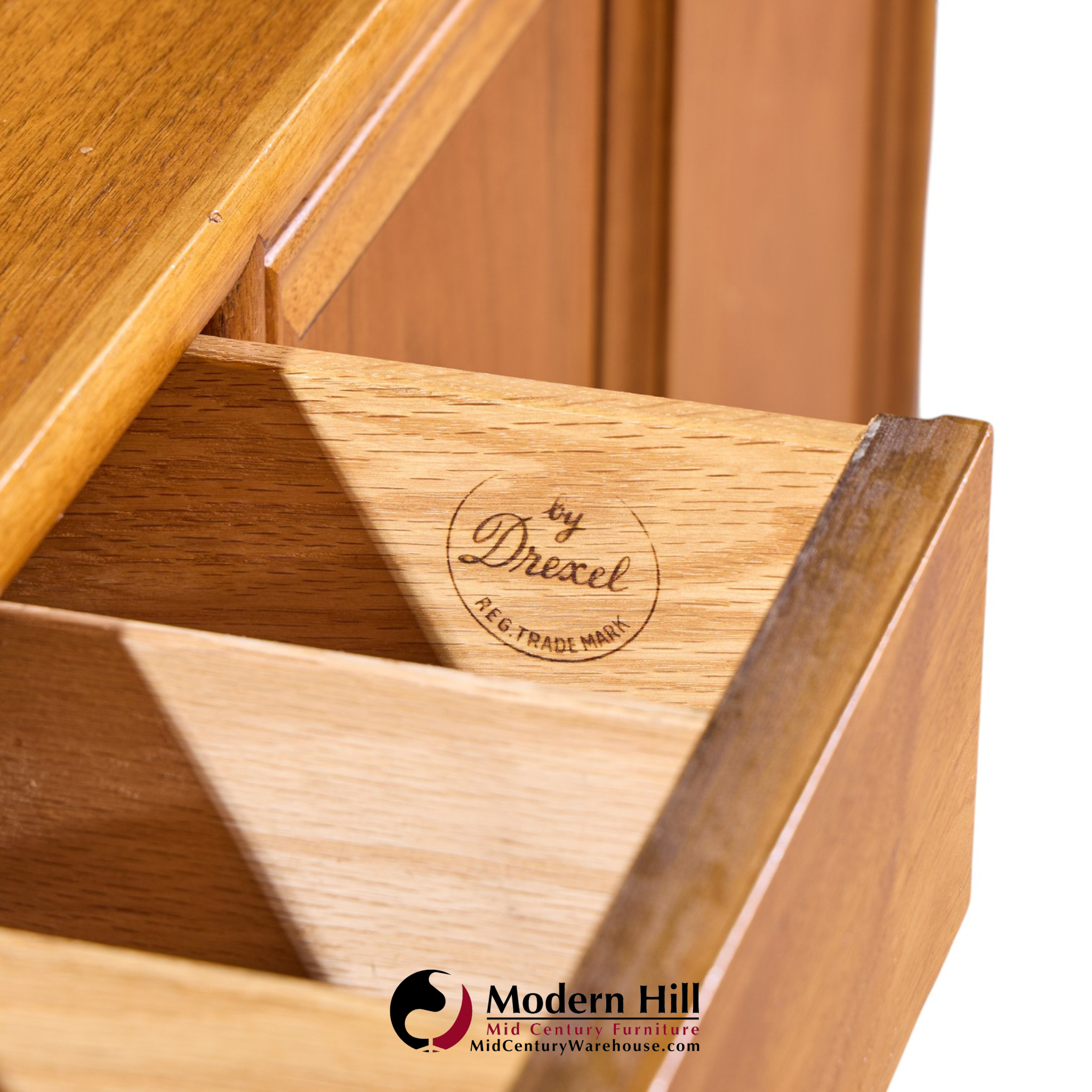 kipp stewart for drexel declaration walnut credenza