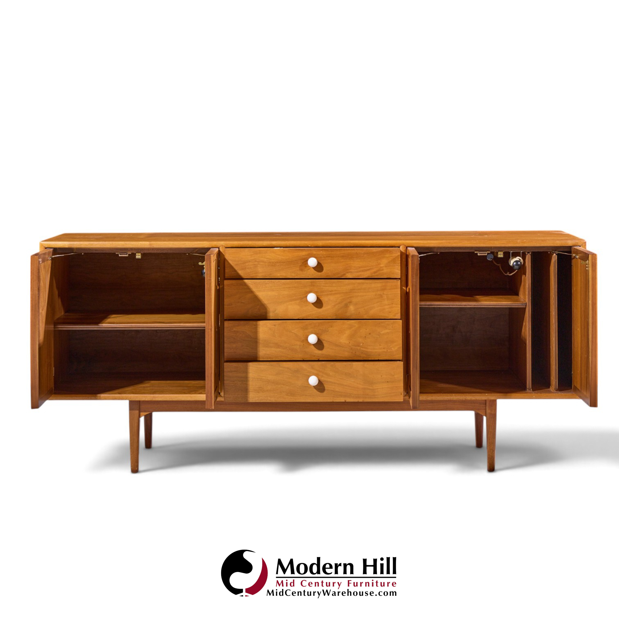 kipp stewart for drexel declaration walnut credenza