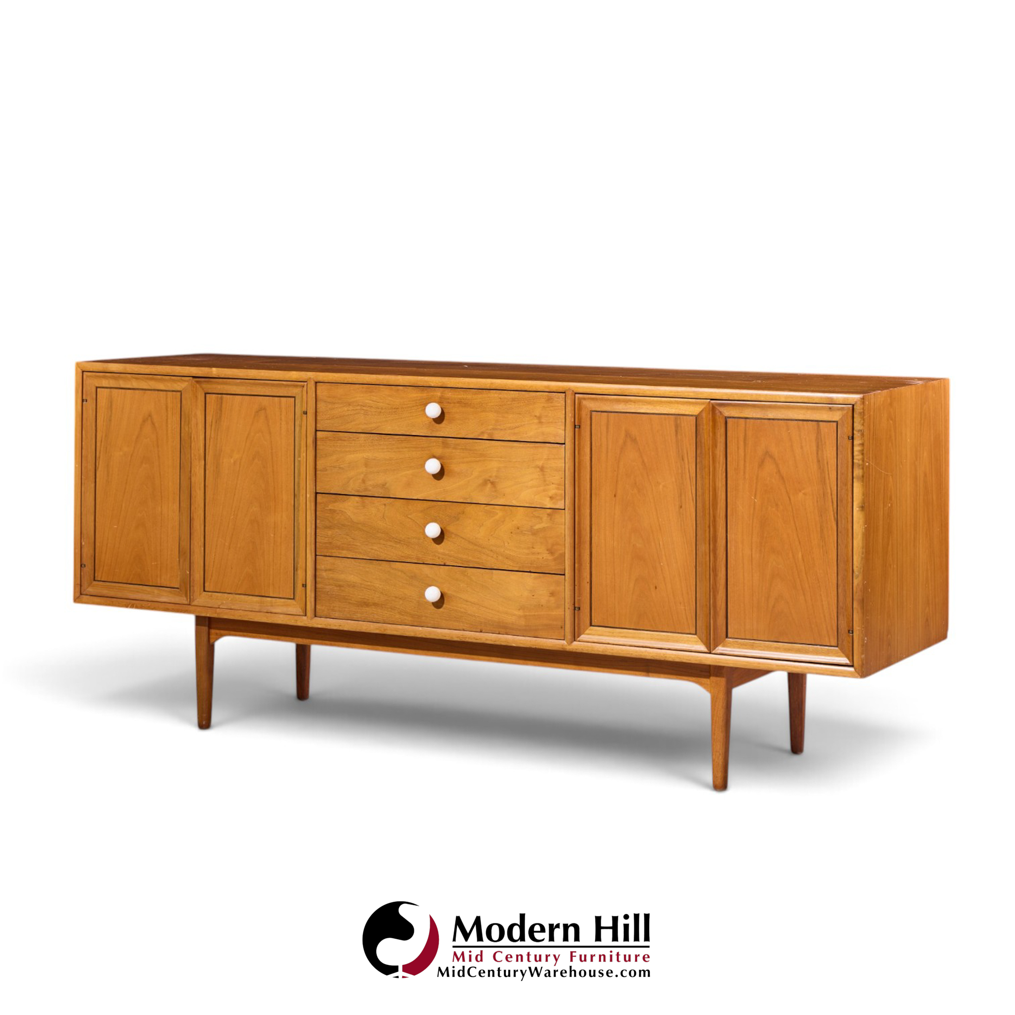 kipp stewart for drexel declaration walnut credenza