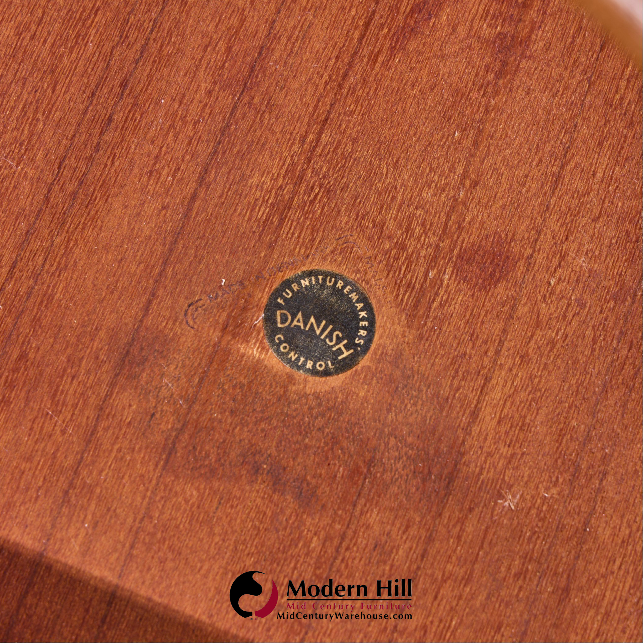 kurt Østervig for jason møbler model 176 mid century danish teak guitar pick side coffee table