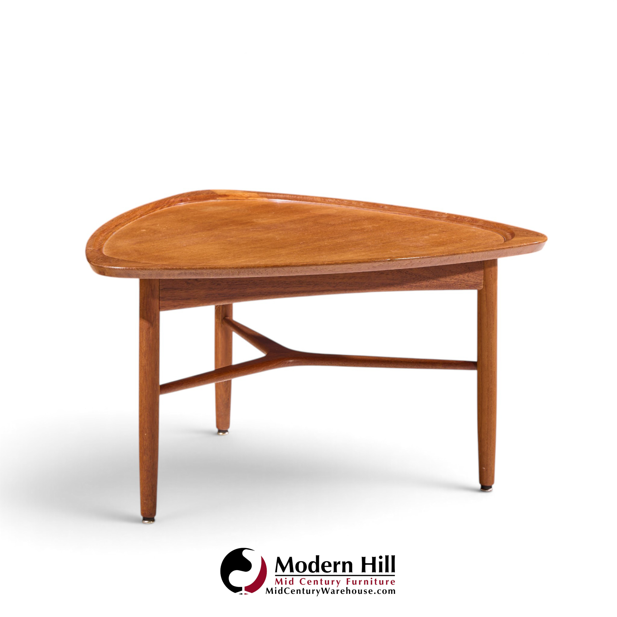 kurt Østervig for jason møbler model 176 mid century danish teak guitar pick side coffee table
