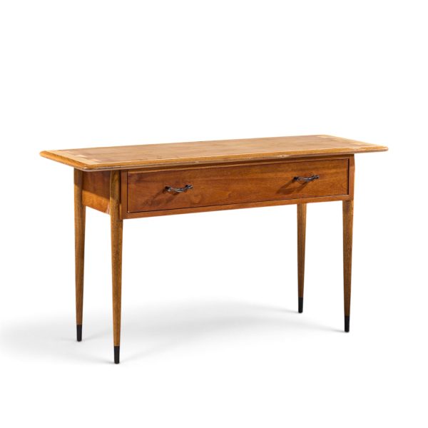 lane acclaim mid century walnut console table