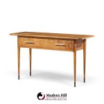 lane acclaim mid century walnut console table