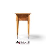 lane acclaim mid century walnut console table