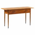 lane acclaim mid century walnut console table