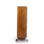 lane staccato brutalist mid century walnut armoire dresser