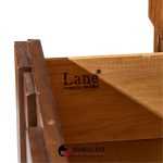 lane staccato brutalist mid century walnut armoire dresser
