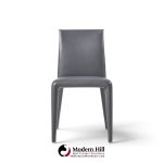 mario bellini for b&b italia vol au vent mid century italian leather dining chairs - set of 6