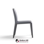 mario bellini for b&b italia vol au vent mid century italian leather dining chairs - set of 6